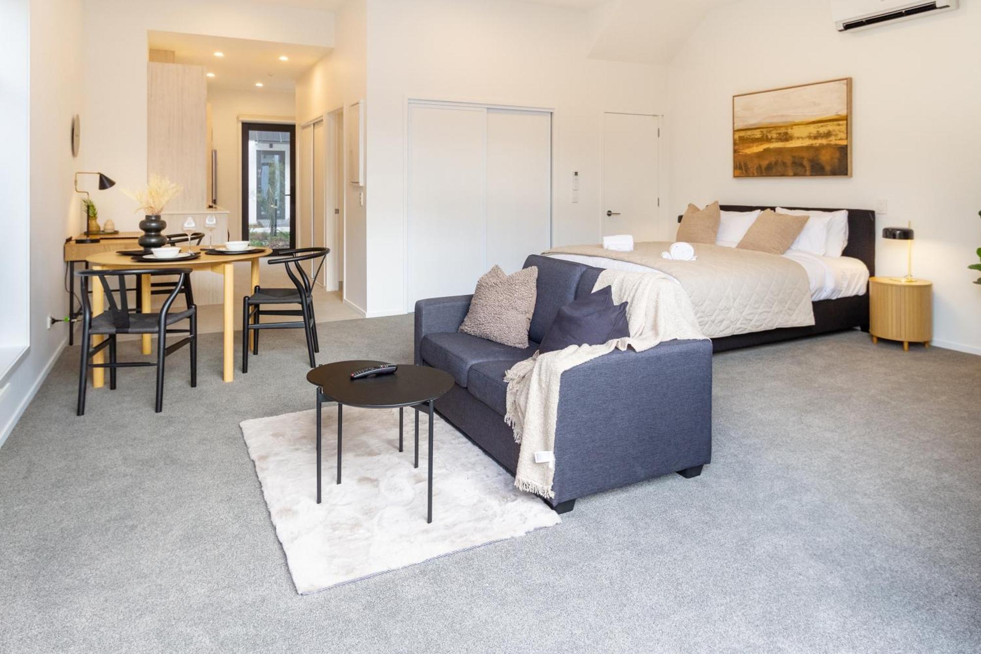 Single Level Studio, Cbd Escape: King Bed Christchurch Zewnętrze zdjęcie